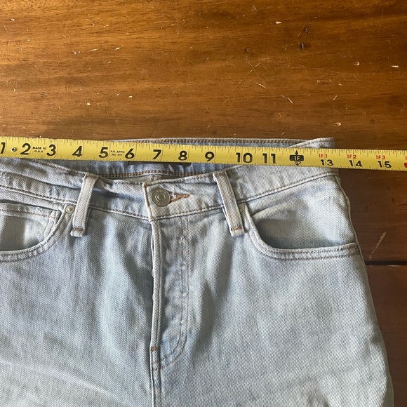 HUDSON Rosie Wide Leg Ankle Jeans Jean Light Wash Button Fly Size 25 - Picture 6 of 10